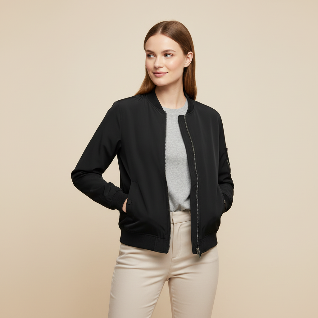 Women's Short Bomber Jacket | Stylish Women's Jacket