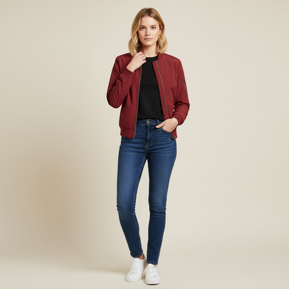 Women's Short Bomber Jacket | Stylish Women's Jacket