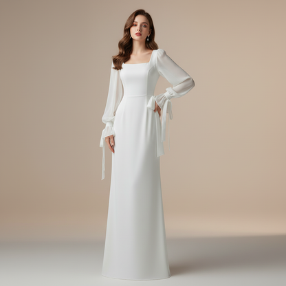 Elegant Long Sleeve Maxi Dress | Formal Dresses for Women