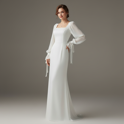 Elegant Long Sleeve Maxi Dress | Formal Dresses for Women
