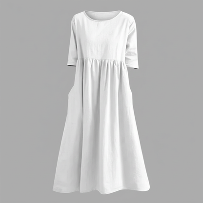 Loose Fit Midi Summer Dress | Women's Casual Dress