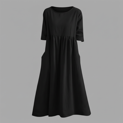 Loose Fit Midi Summer Dress | Women's Casual Dress