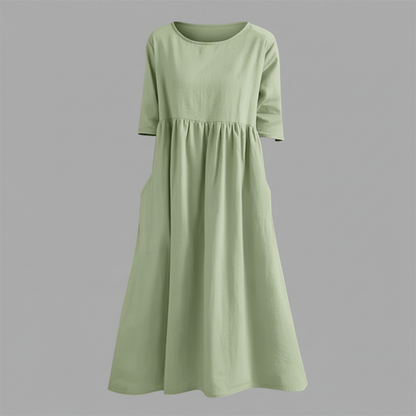 Loose Fit Midi Summer Dress | Women's Casual Dress