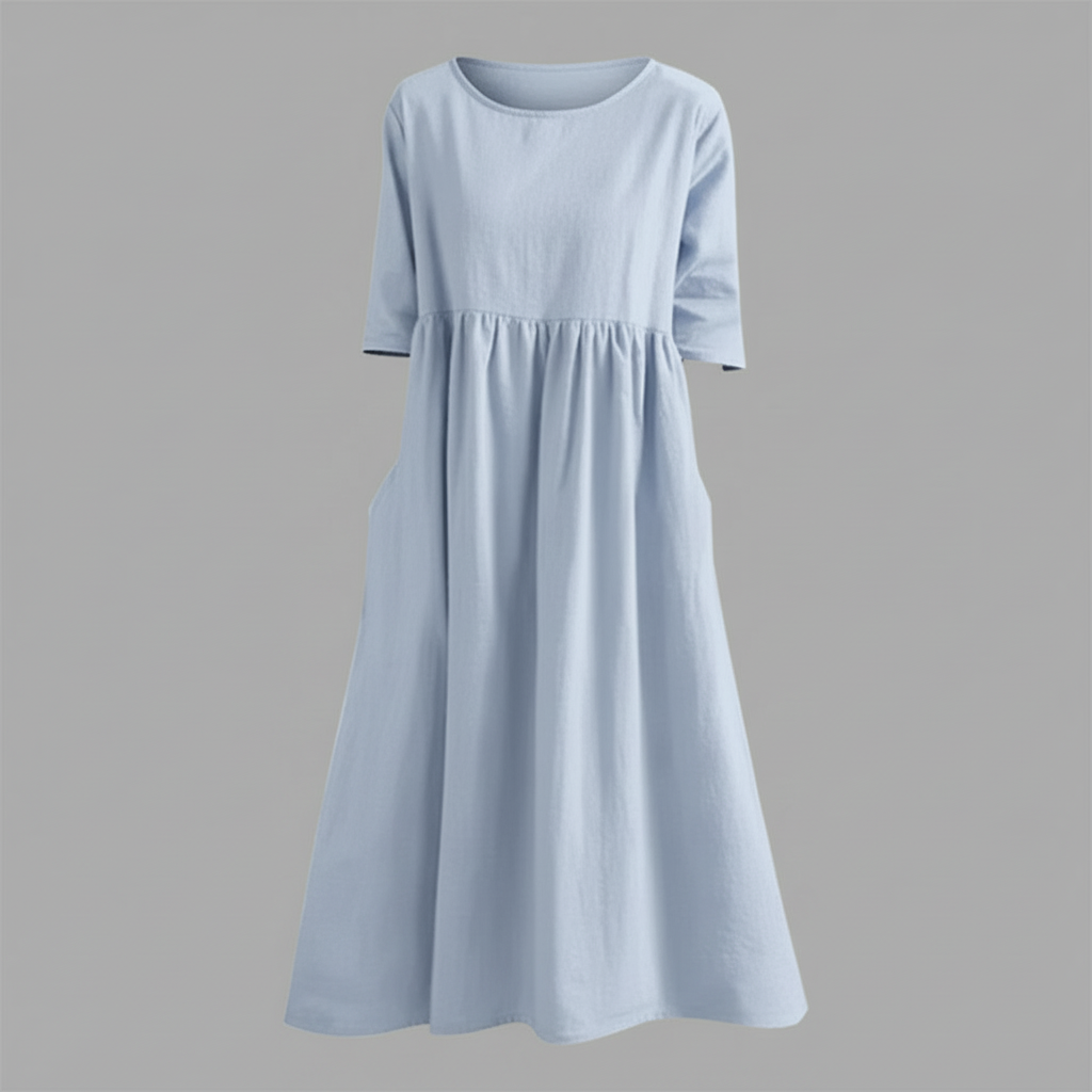 Loose Fit Midi Summer Dress | Women's Casual Dress