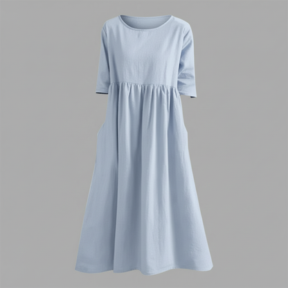 Loose Fit Midi Summer Dress | Women's Casual Dress