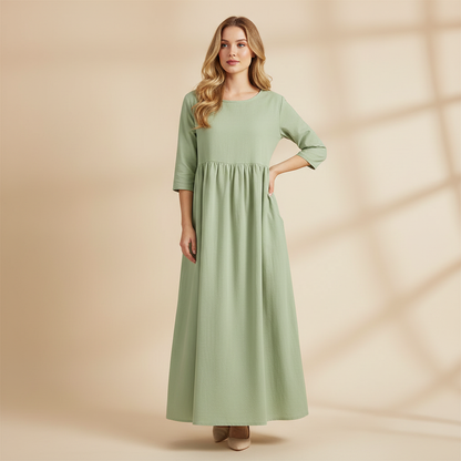 Loose Fit Midi Summer Dress | Women's Casual Dress