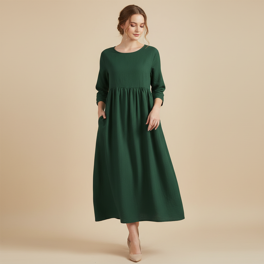Loose Fit Midi Summer Dress | Women's Casual Dress