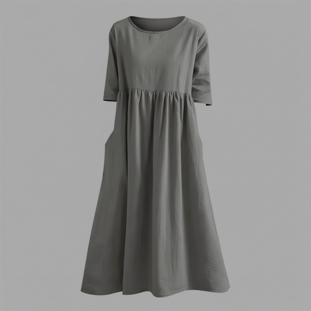Loose Fit Midi Summer Dress | Women's Casual Dress