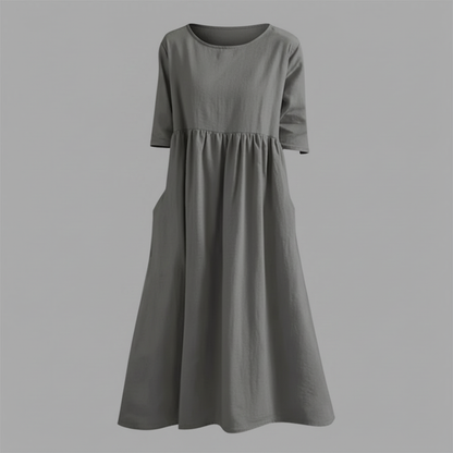 Loose Fit Midi Summer Dress | Women's Casual Dress