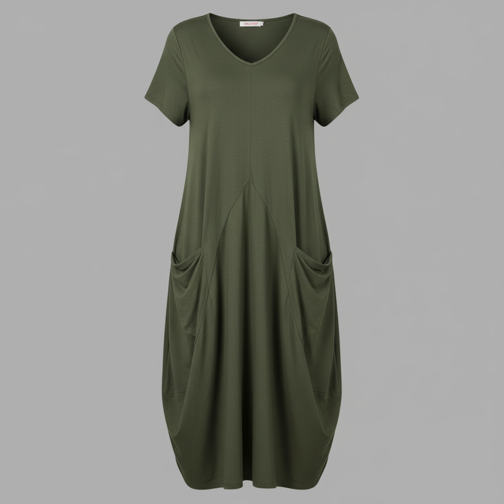 Women's Loose Fitting Midi Dress | Summer Dresses