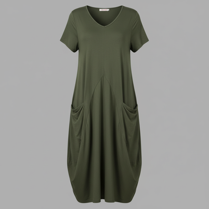Women's Loose Fitting Midi Dress | Summer Dresses
