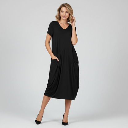 Women's Loose Fitting Midi Dress | Summer Dresses