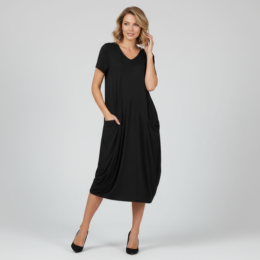 Women's Loose Fitting Midi Dress | Summer Dresses