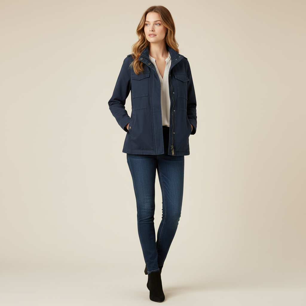Modern Women's Zipper Jacket | Casual Outerwear