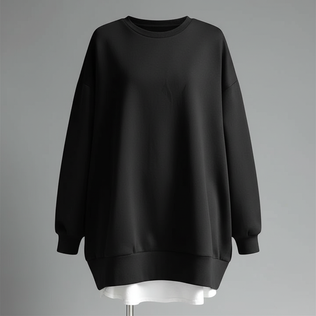 Women's Oversized Sweatshirt | Casual Crew Neck Pullover