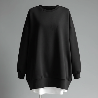Women's Oversized Sweatshirt | Casual Crew Neck Pullover