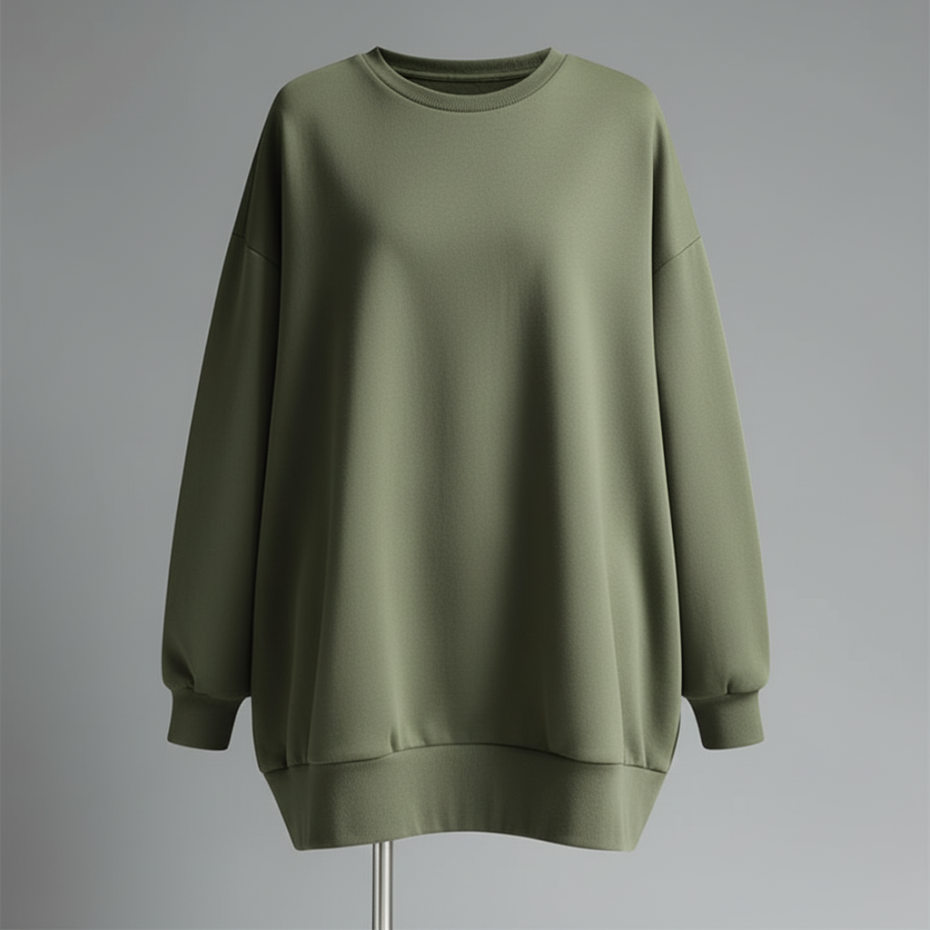 Women's Oversized Sweatshirt | Casual Crew Neck Pullover