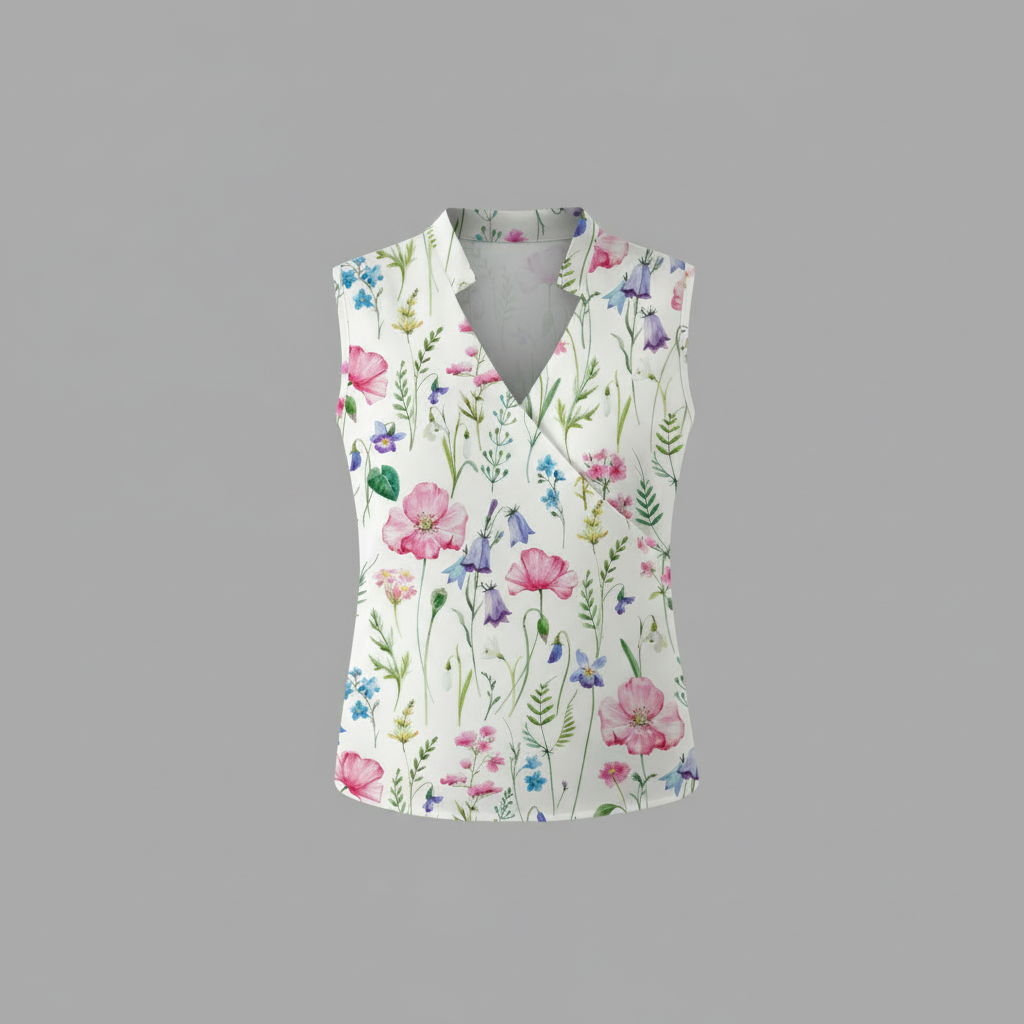 V-Neck Women's Top | Stylish Going Out Top for Summer
